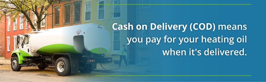 cash on delivery oil