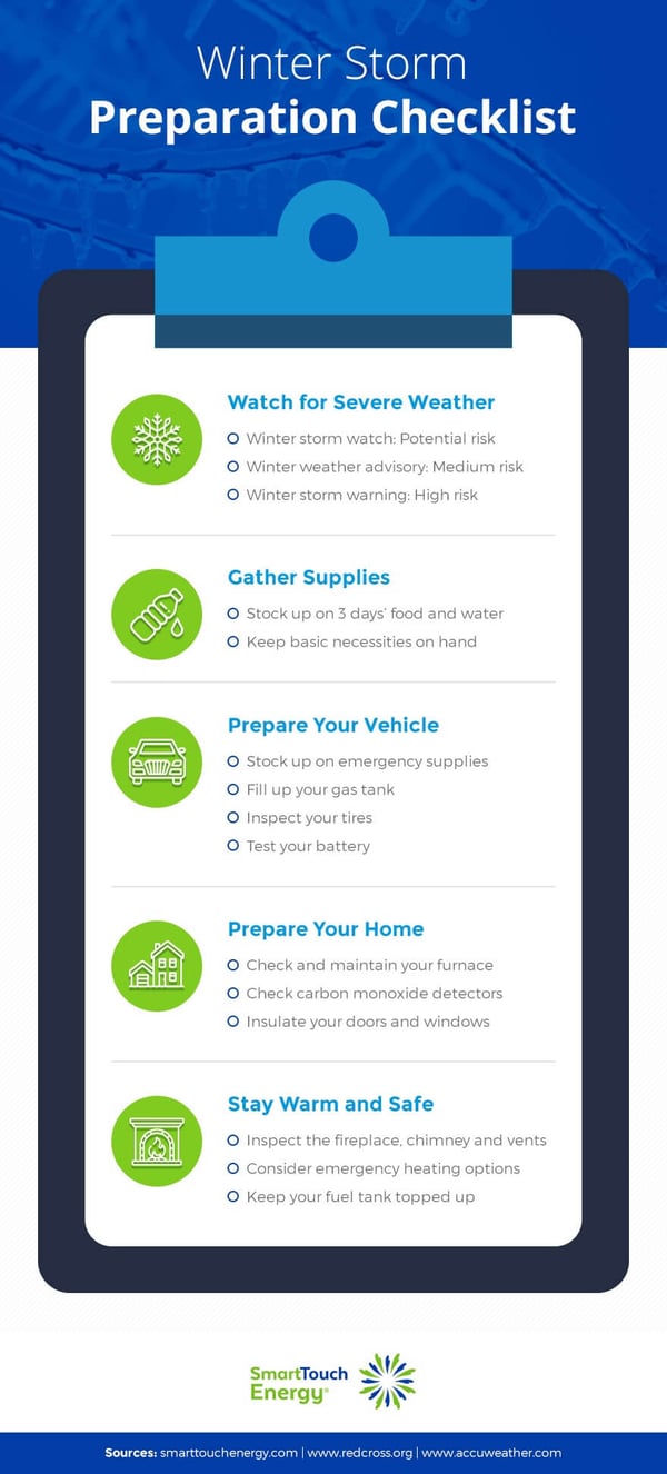 winter storm checklist