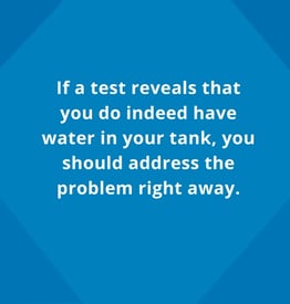 test for water