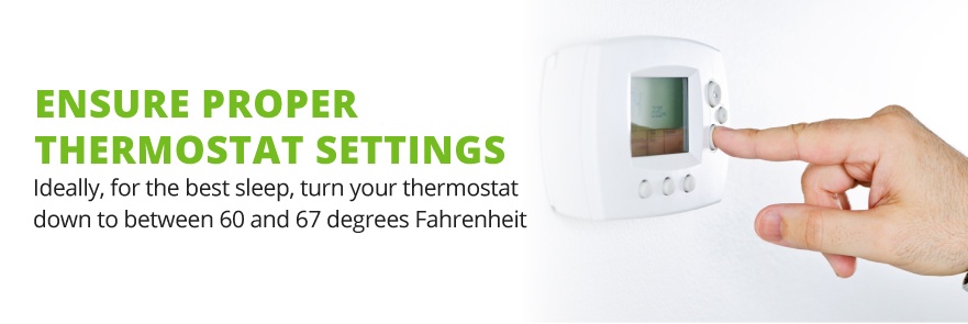 sleep thermostat setting