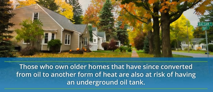 homes with underground tanks