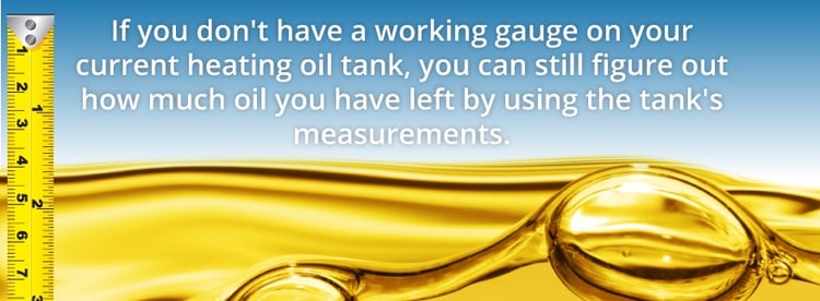 measuring your oil tank
